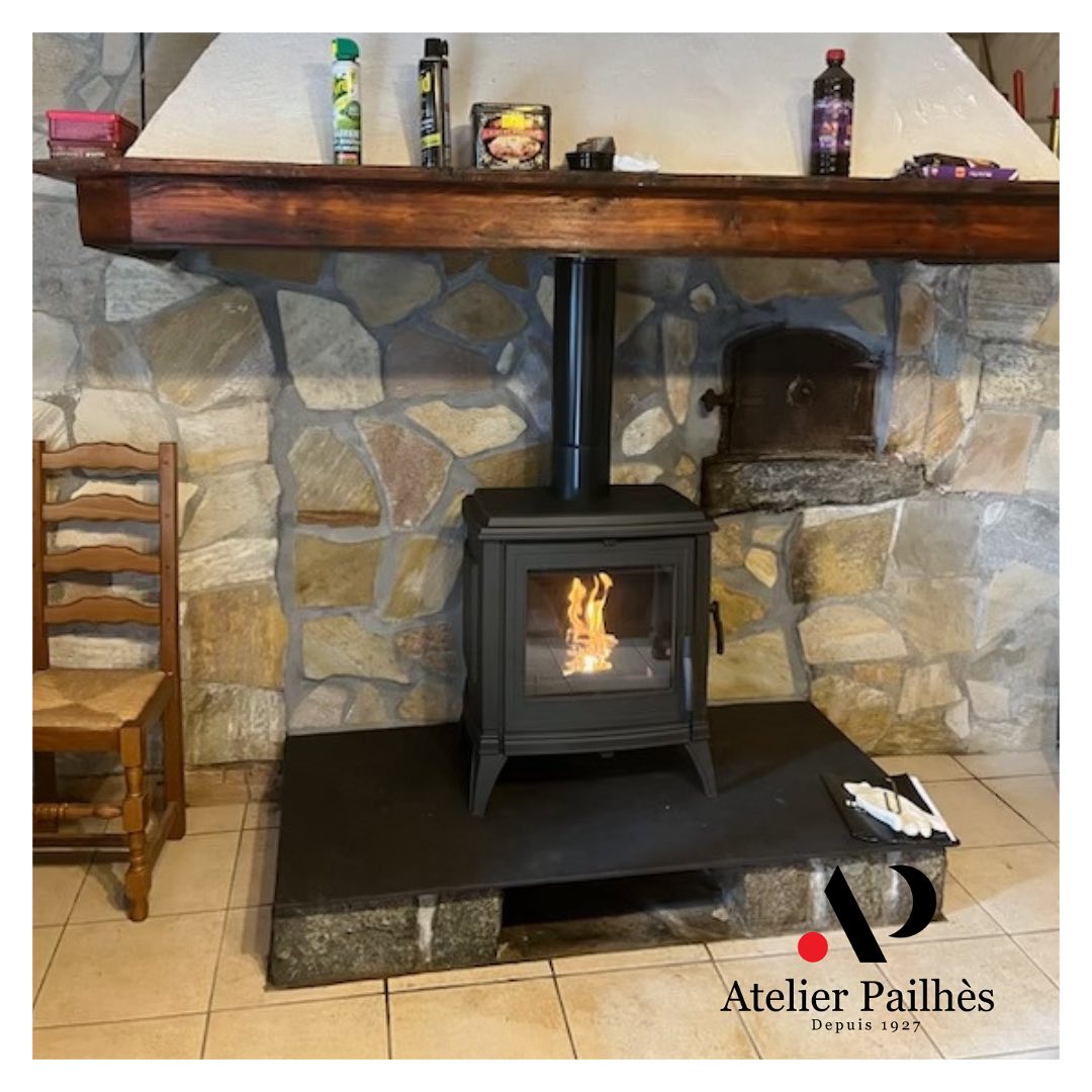 INVICTA Sedan M Döküm Odun Sobası - Görsel 9