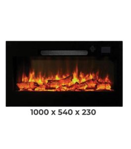 100 cm Elektrikli Şömine (Müzik Ses ve Renk Efektli)