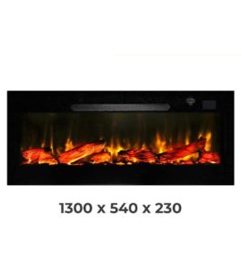 130 cm Elektrikli Şömine (Müzik Ses ve Renk Efektli)