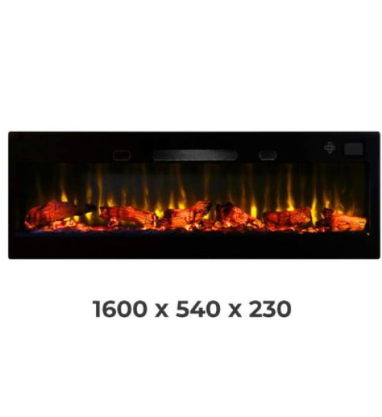 160 cm Elektrikli Şömine (Müzik Ses ve Renk Efektli)