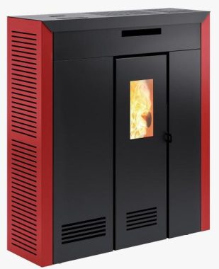 INVICTA Daglan Slim 9 Kırmızı Pelet Sobası