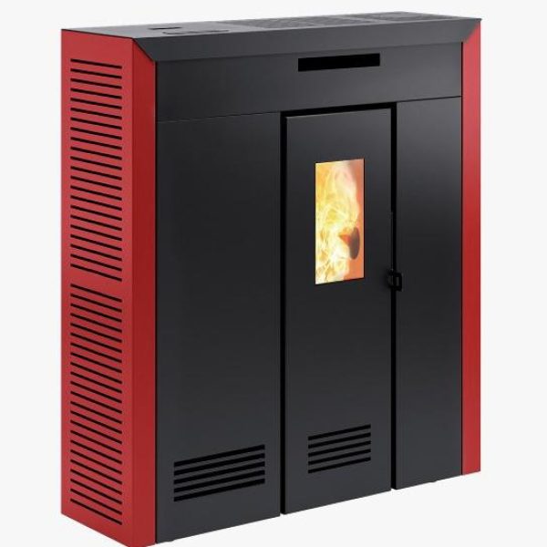 bfe2160d-e145-45bc-9347-b8f7f5d273eb INVICTA Daglan Slim 9 Kırmızı Pelet Sobası