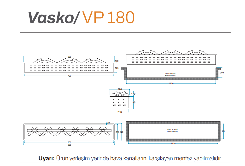 Vasko 180 cm 3 Boyutlu Elektrikli Şömine (Isısız, Ses Efektli) - Görsel 2