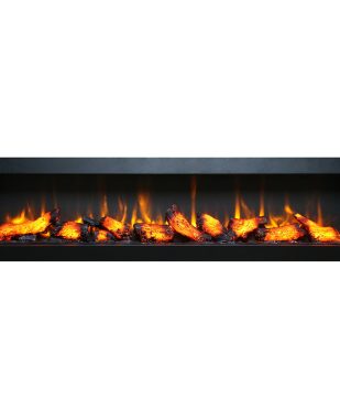 Spark 155 cm Elektrikli Şömine Metal Çerçeve (Isısız)