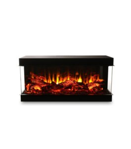 110 cm 3 Tarafı Camlı Elektrikli Şömine