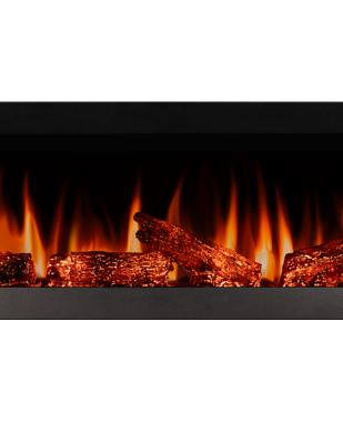 Magel 130cm Metal Çerçeve Isısız Elektrikli Şömine