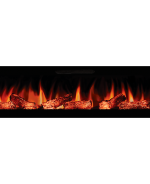 Masta 240cm Cam Çerçeve Isısız Elektrikli Şömine