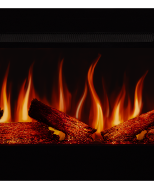 Pagla 100 cm Cam Çerçeve Isıtmalı Elektrikli Şömine