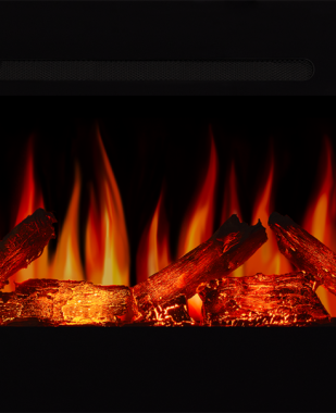 Pagla 80cm Cam Çerçeve Isıtmalı Elektrikli Şömine