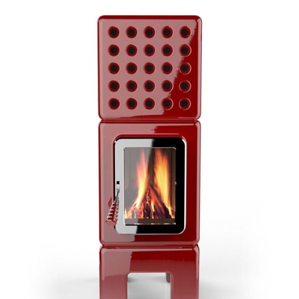 Cubi Stack Slim Seramik Odun Sobası