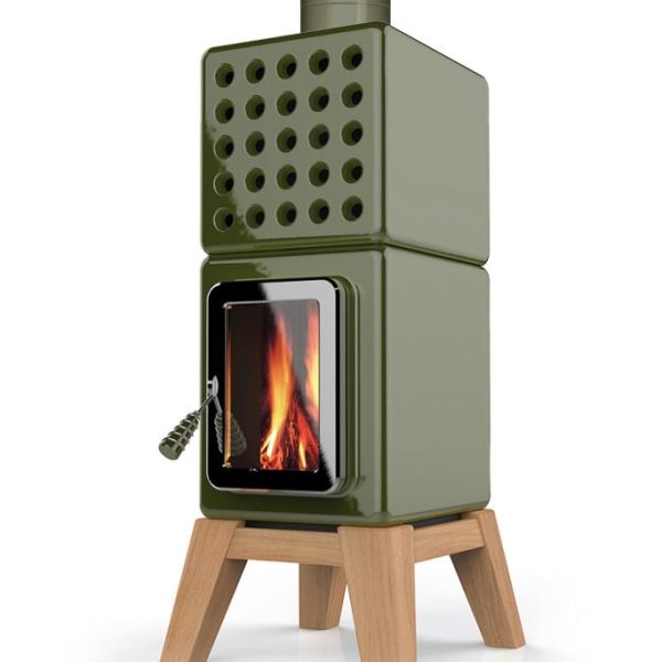 Cubi Stack Wood Seramik Odun Sobası