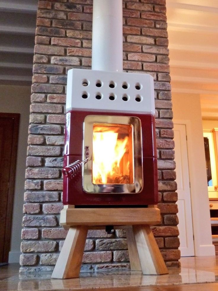 LA CASTELLAMONTE Mini Stack Seramik Odun Sobası - Görsel 5