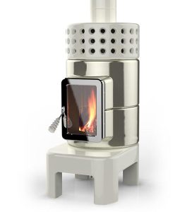 Round Stack Long Seramik Odun Sobası-1