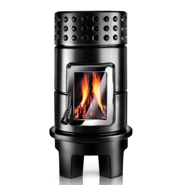 Round Stack Rim Seramik Odun Sobası-2 Round Stack Rim Seramik Odun Sobası