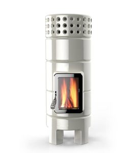 Round Stack Size 2 Seramik Odun Sobas-