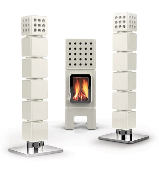 Thermo Stack Kalorifer Sistemli Seramik Odun Sobası-1