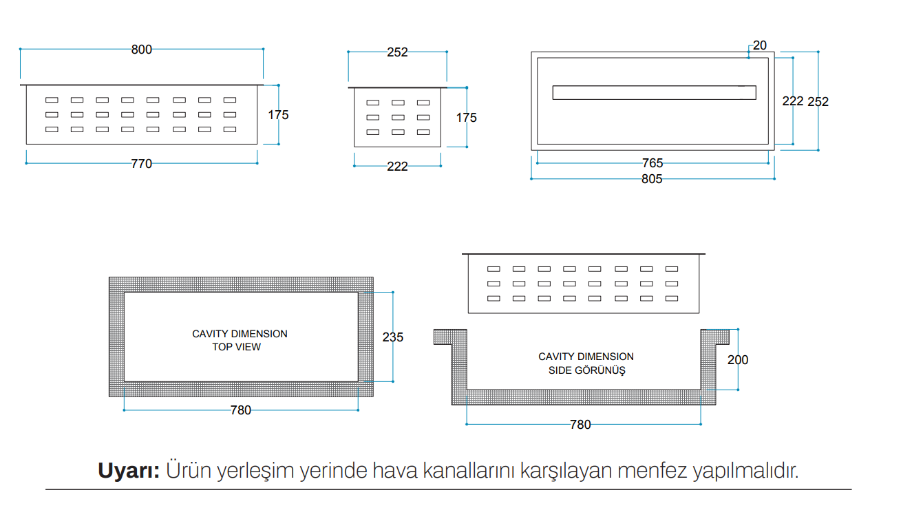 Vudlas 80 cm 3 Boyutlu Elektrikli Şömine (Odunsuz ,Isısız, Ses Efektli) - Görsel 2