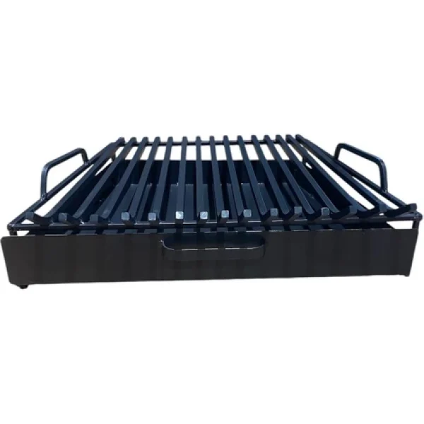 ÇEKMECELİ DEMİR ŞÖMİNE IZGARASI (68 cm)