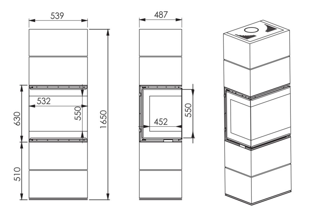 A.Caminetti SCANDINAVIAN 50BH SİYAH - Görsel 2