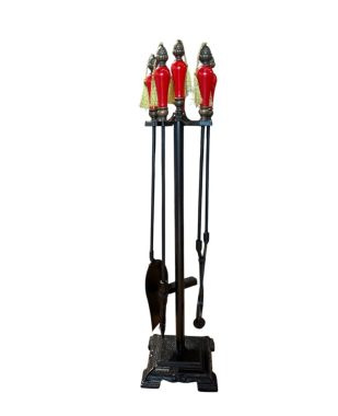 Kırmızı Seramik Başlı 4’lü Maşa Takımı