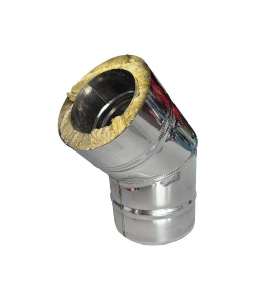 Çift cidarlı 45° Dirsek 2