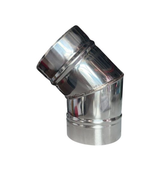 Tek cidarlı 45° Dirsek 1