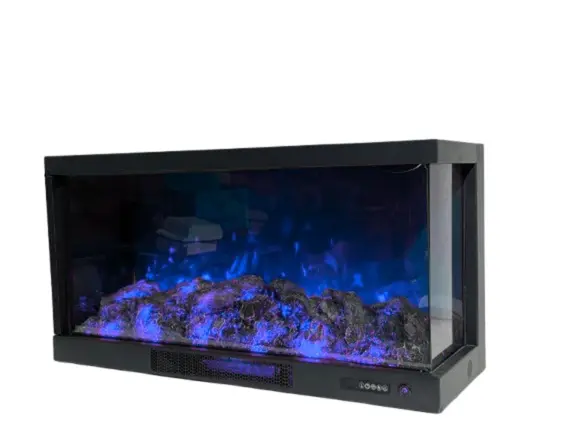 Alaz 120 cm 3 Tarafı Açık Elektrikli Şömine - Görsel 10
