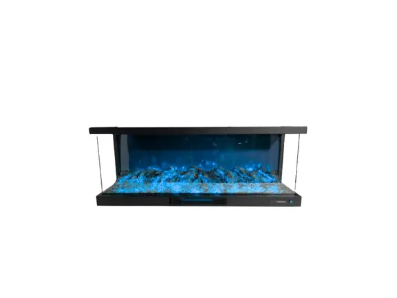 Alaz 120 cm 3 Tarafı Açık Elektrikli Şömine - Görsel 11