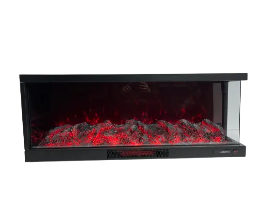 Alaz 120 cm Sağ Açık Elektrikli Şömine
