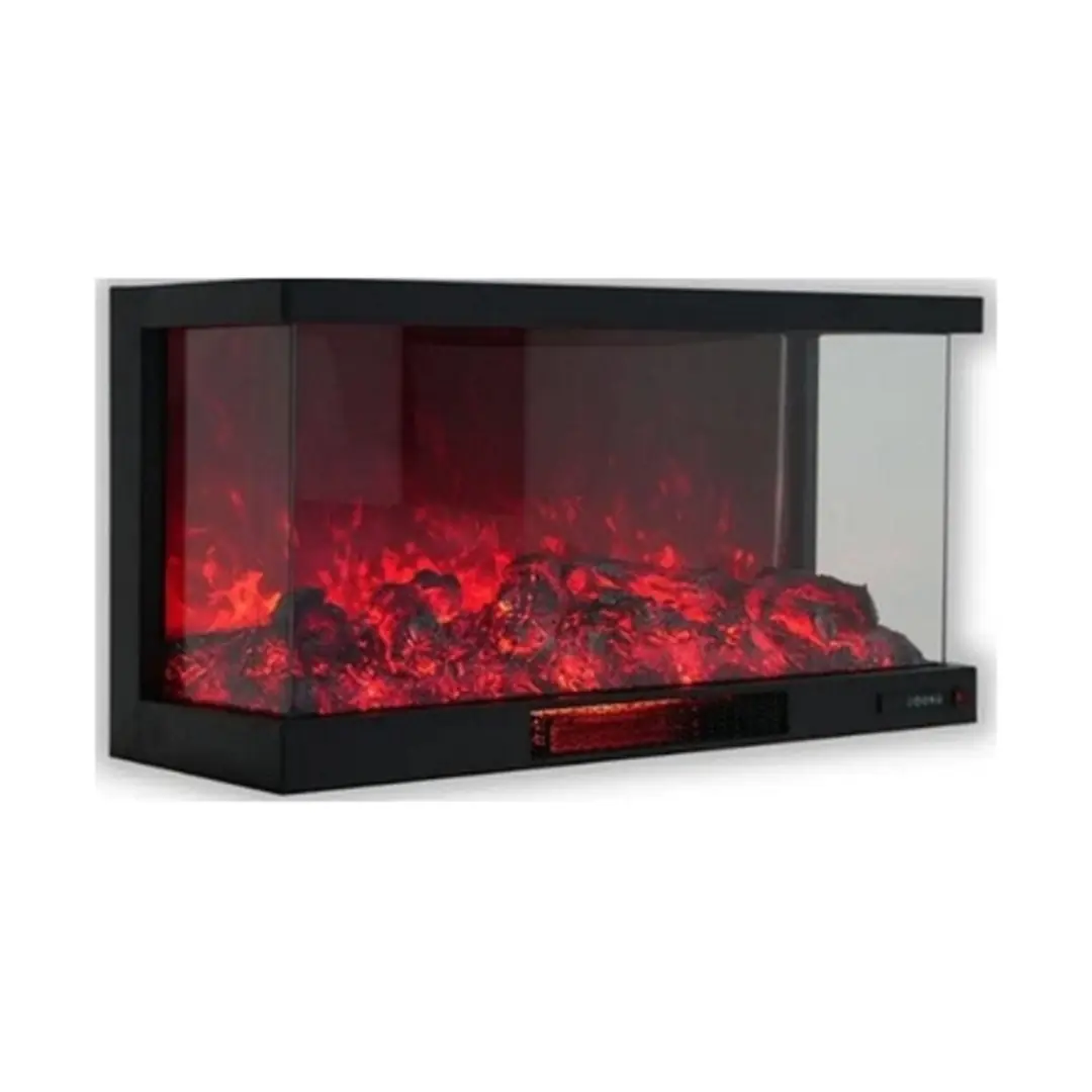 Alaz 120 cm 3 Tarafı Açık Elektrikli Şömine - Görsel 14