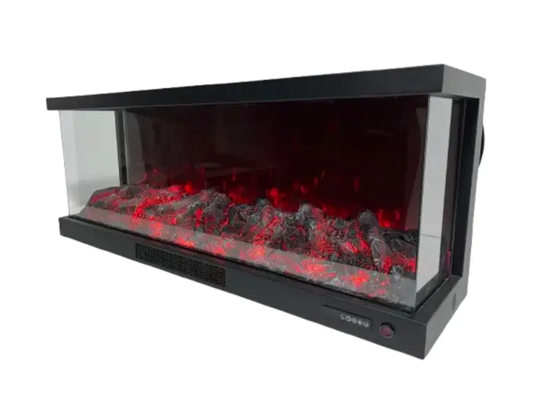 Alaz 120 cm 3 Tarafı Açık Elektrikli Şömine - Görsel 15