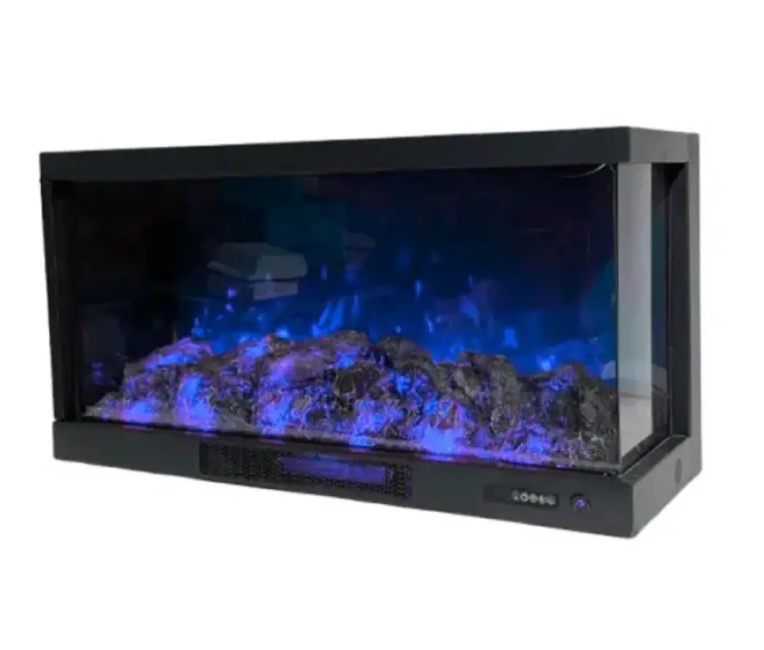 Alaz 120 cm 3 Tarafı Açık Elektrikli Şömine - Görsel 16